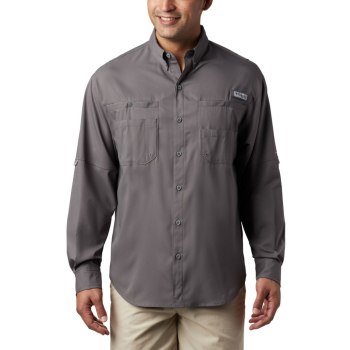 Columbia Muške Košulje - PFG Tamiami II Long Sleeve Big Sive | HSOZ-05631